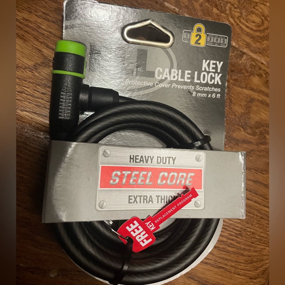Bell Key Cable Bike Bicycle Lock New Key 7116920 6’ 8mm
